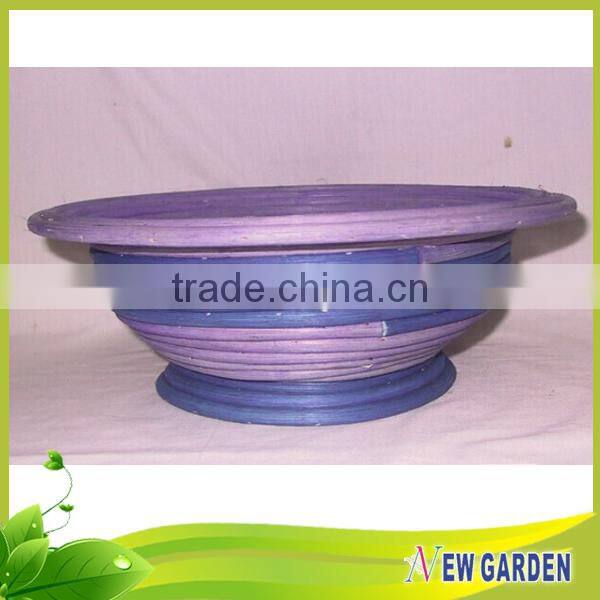 Creditable partner High quality latest design flower basket made of rattan