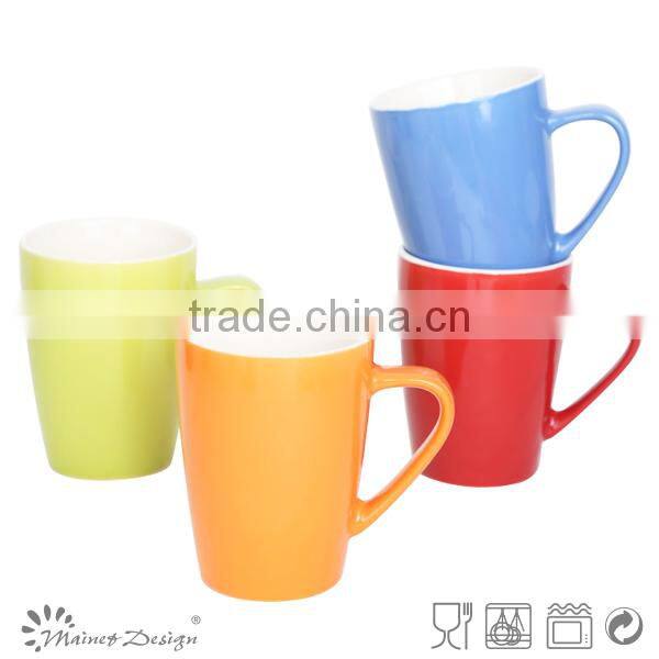 With two tone colour mugs in-stock,wholesale stoneware