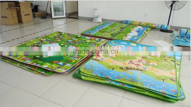 2016 Hot sale epe foam good quality easy clean picnic camping foldable Baby crawling mat