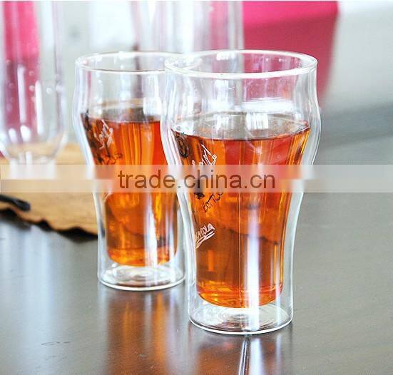 premium double beer glass for wholesale