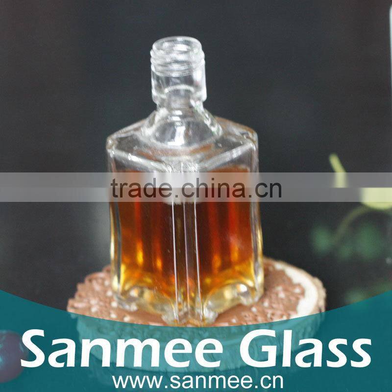 Supplies Custom Made Glass Jars 120ml Transparent Perfume Glass Bottle