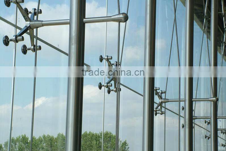 Stainless Steel Structural Glass Curtain Walls