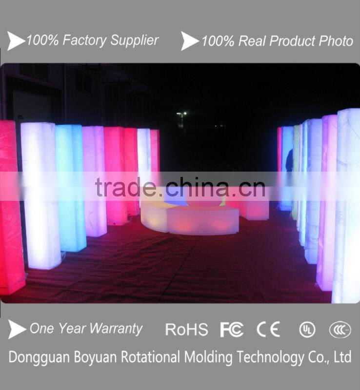 16 coloring changing wholesale led wending decoration bar column