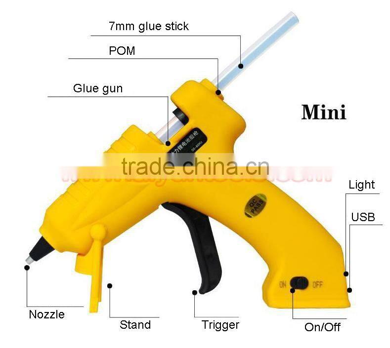 li-ion battery glue gun cordless hot melt glue gun lithium battery glue gun