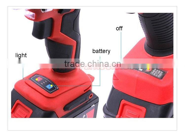 12V Lithium battery CE cordless drill hammer 52V Wrench brushless
