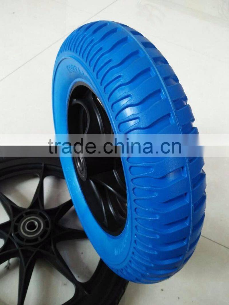 high quality pu wheels/pu Tyre for wheelbarrow 325-8