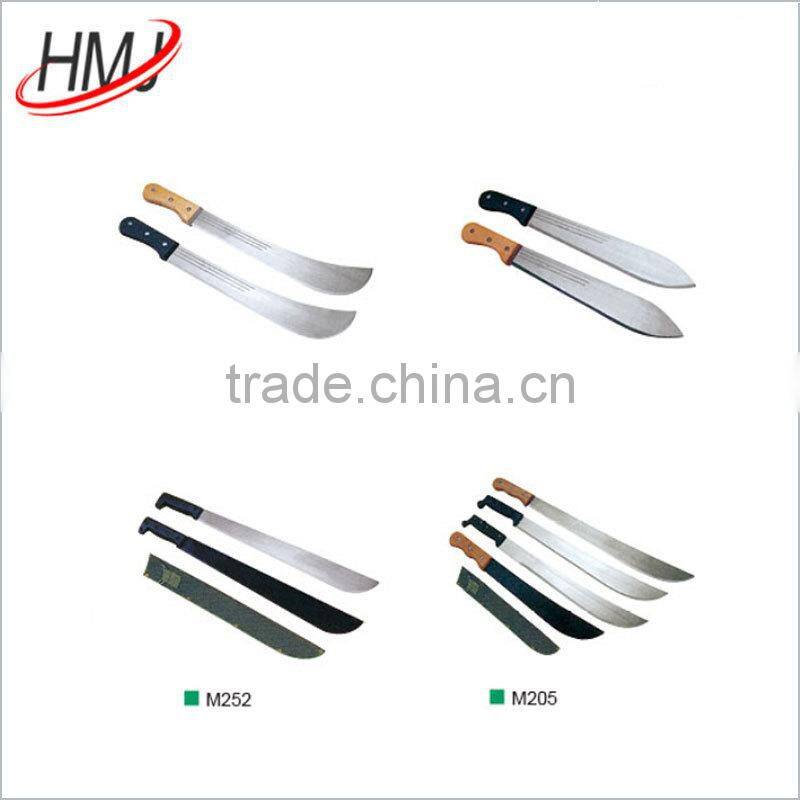 Low price high quality agricultural sugarcane Machete knives blade