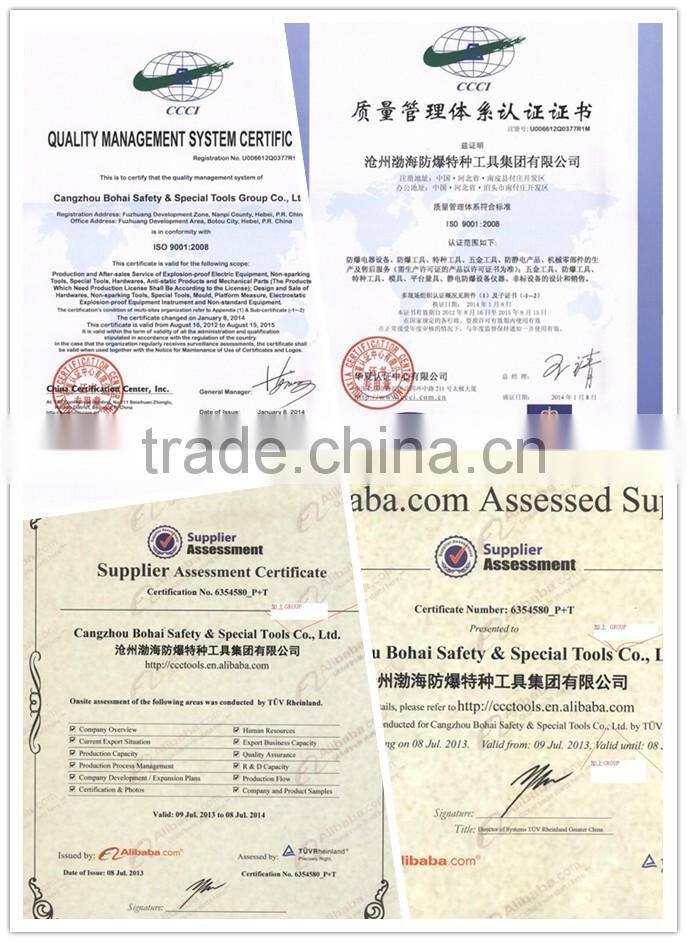 Anti Spark Aluminum Bronze Barrel Hook,Adjustable nonsparking safety tools non spark shackle