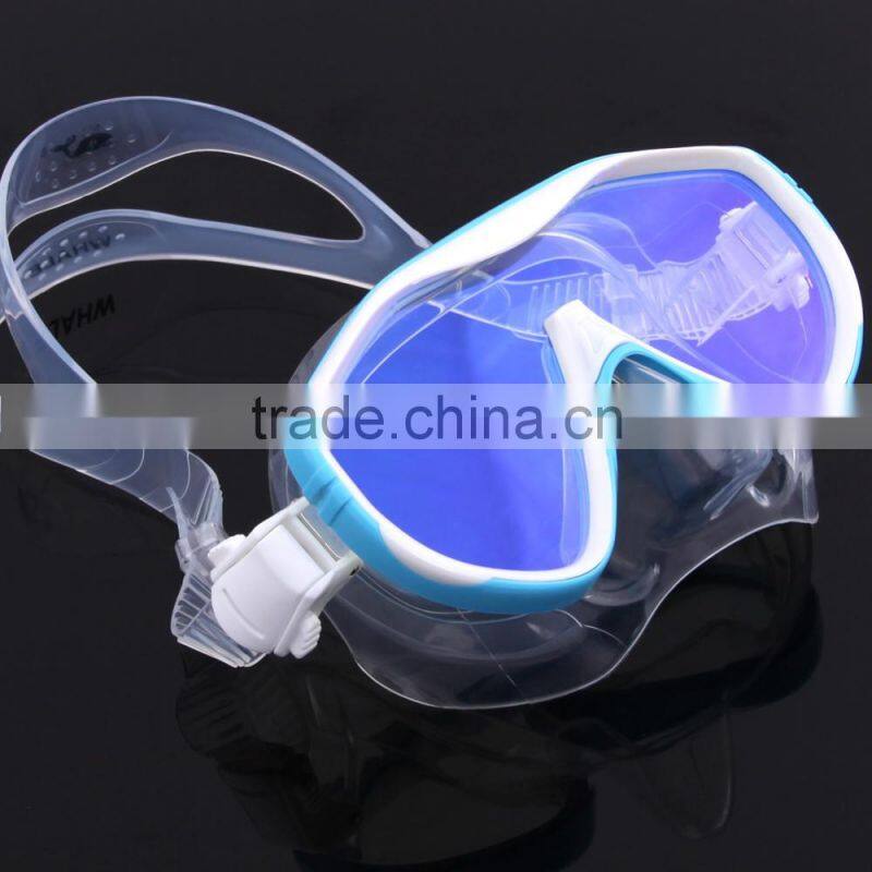 Hot Sale Anti-leak Tempered Glass Adult Diving Goggle