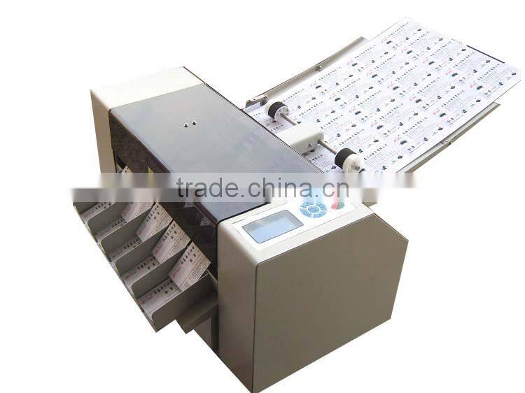 Plastic card cutting machine for pvc card business card