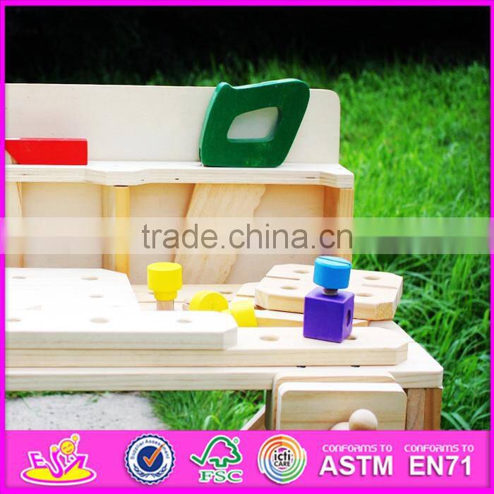 2016 Best design tool toy wooden toddler educational toys W03D022