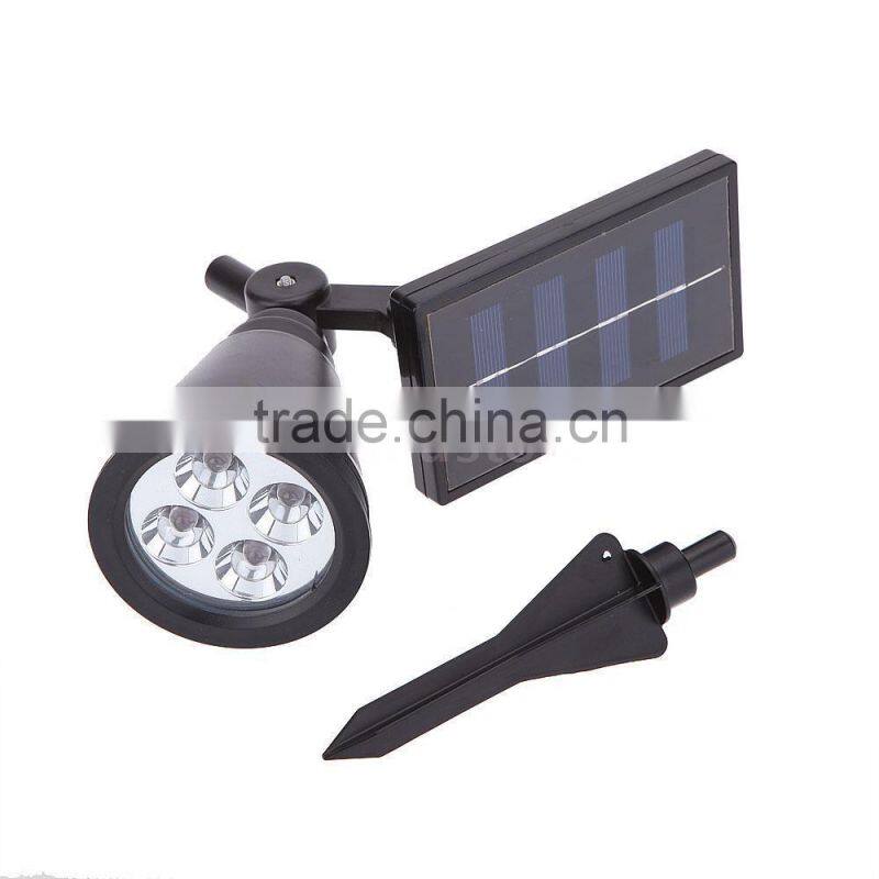 4 LED Solar Power Garden Light Outdoor Lawn Landscape Path Yard Lighting Lamp