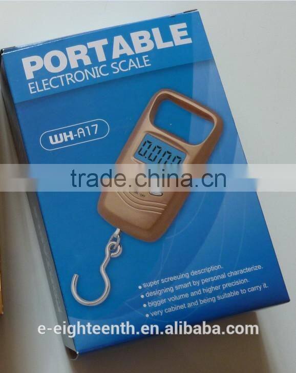 2016 new arrival hot sale 10kg/5g 50kg/10g Digital Electronic Double Precision Weight Hook Hanging Scale