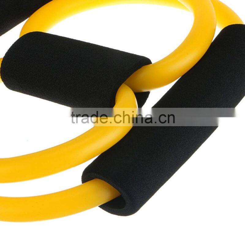 8 Shaped Training Resistance Bands Rope Tube Workout Exercise for Yoga Fashion Body Fitness Equipment Tool
