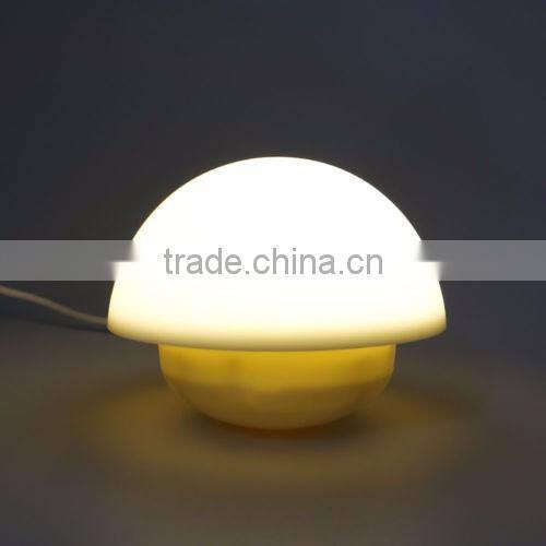 7 Color Touch Sensor Dimmable Lamp Yellow Tumbler Mushroom LED Kids Night Light