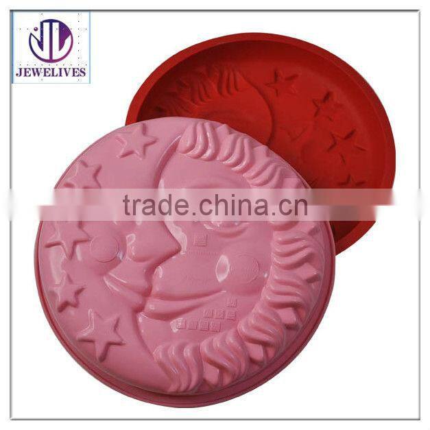 FACE Shape Silicone Cake Mould for 2013 promotion gift
