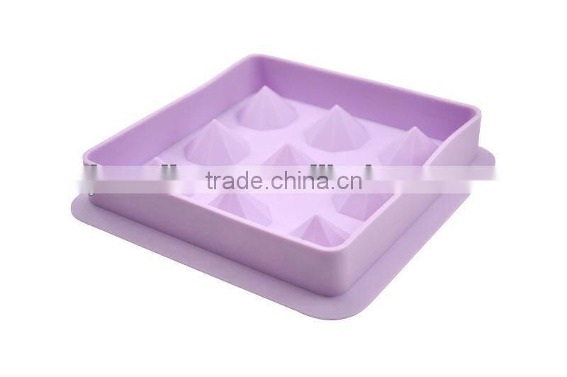 Novetly design funny diamond shape Custom Ice Cube Tray