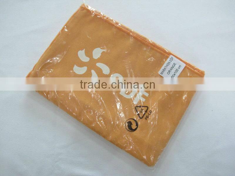 Promotion gift logo printing microfiber towels beach