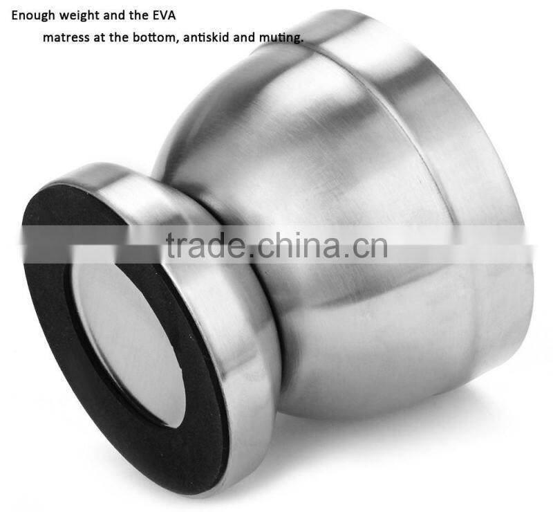 2 in 1 Manual Garlic Press Kitchen Tool Stainless Steel Spice Grinder / Mortar and Pestle Set