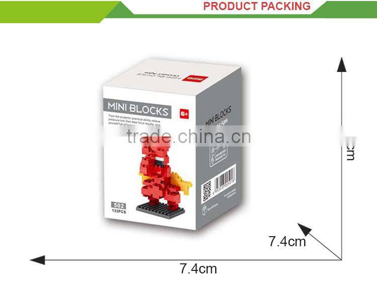 Most popular diy animal children's play toy deformed 3d building blocks