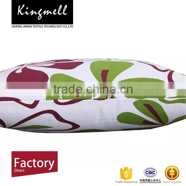 Customized digital printed cotton canvas cushion cover for home textile