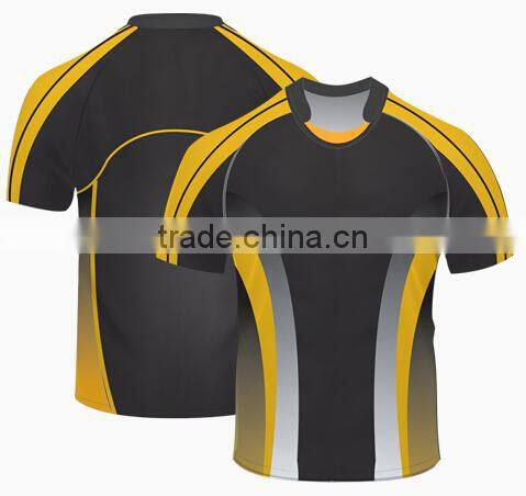 Hongen sports Wholesale unisex men's high quality bulk rugby jerseys/rugby shirt /rugby football wear