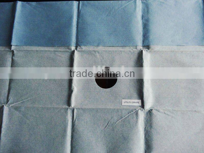 Absorbent Nonwoven Fenestrated Drape Sheet