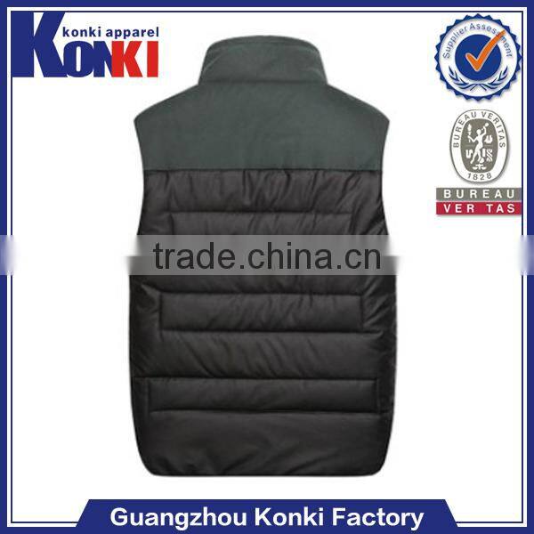 Special design clothing quilted mens vest