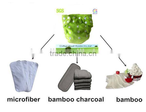 Hot Wholesale Polyester Reusable baby reusable nappies