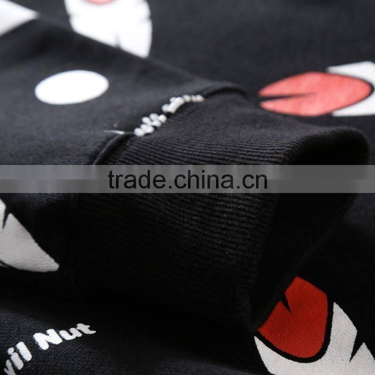 2016 all over printing long sleeve o-neck collar ment shirt