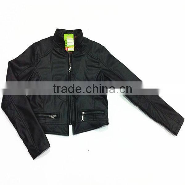 2015 Top Selling Short Leather Jacket in Pakistan Sialkot