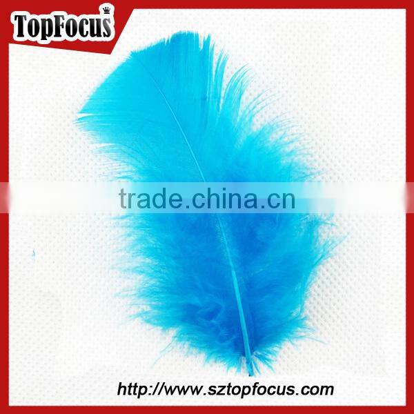 cheap hot sale colorful decorations fluffy artificial turkey feather