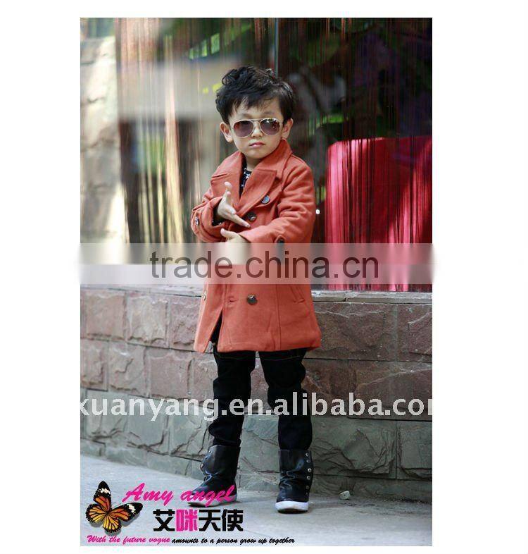 children fashion coat with high qualtiy child new year boys fur coats