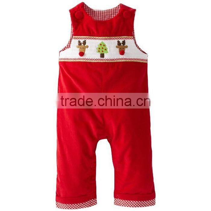 Baby Frocks Designs Longall Kids Christmas Baby Boys Christmas Corduroy Smocked Overall Kids Clothes