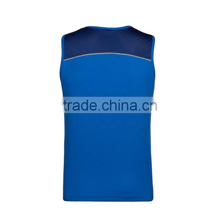 Wholesale breathable dry fit loose fit running singlets