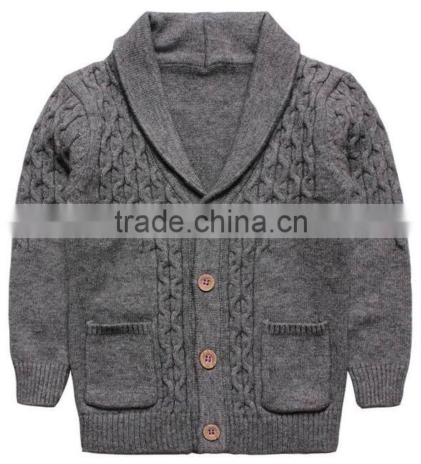 China wholesale woolen boy sweater cardigan designs for children