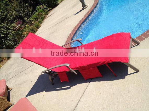 Custom Beach Towel Lounge Chair Cover