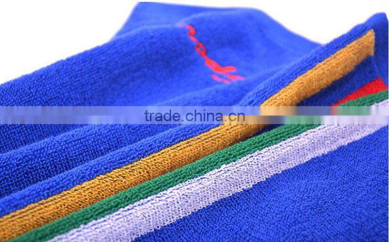 Custom emboridered logo gym towel for twenty age group team