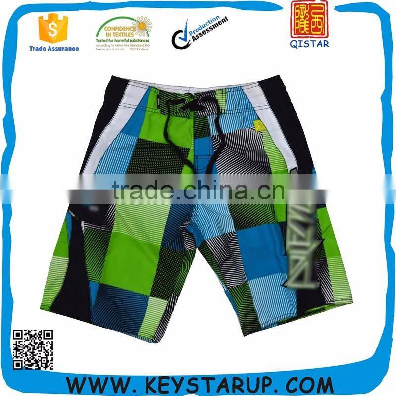 Popular Sublimation Printed Beach Short Men, Microfibre Peach Boardshorts