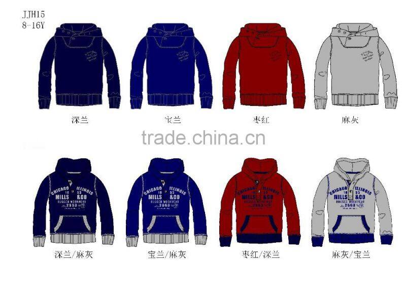 children custom fleece kid top winter stock boy hoodies clothes china factory