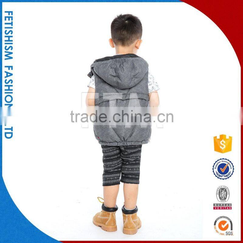 Hot sale cotton fashion kids boys genuine leather jackets