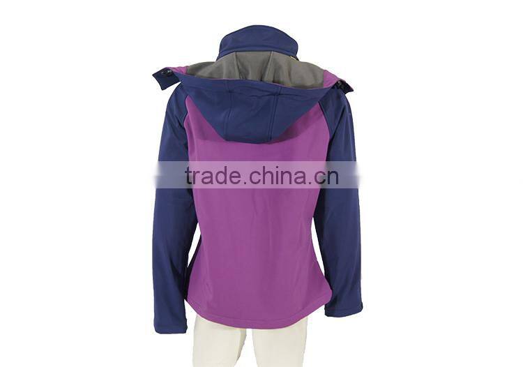 Women's work wear jacket with reflective tape daily windbreaker