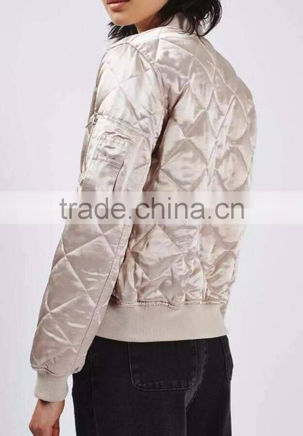 Runwaylover EY1063C Women New Fashion 100% Cotton Baseball Jackets