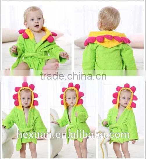 Fashion Designs Hooded Animal Modeling Baby Bathrobe Cartoon Baby Towel Character Kids Bath Robe Infant Beach Towels