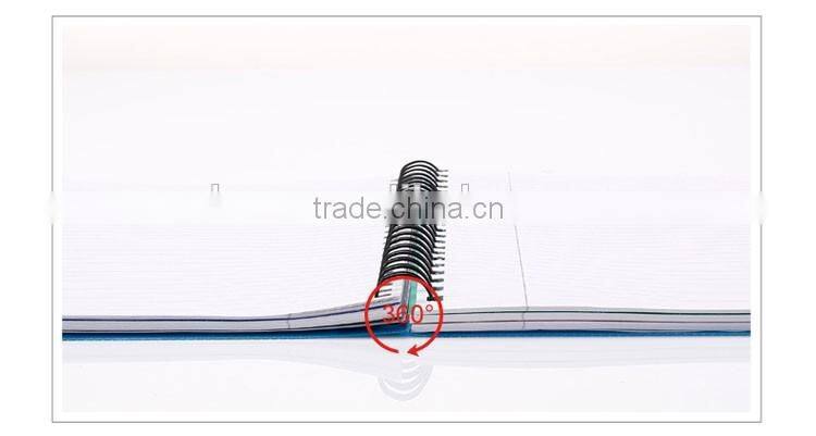 A4 PP cover writing notebook wire-o binding notebook office stationery