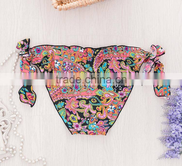 Bohemian clothing crystal rhinestone bikini set