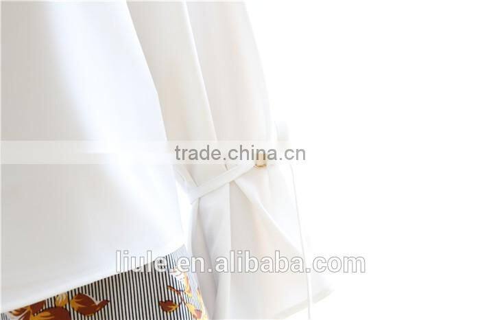 Ladies tops and blouses new fashion long sleeve ruffle blouses women