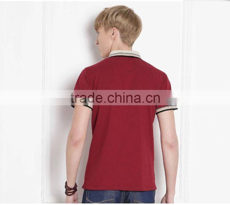 2015 hot sale 100% cotton men Polo t-Shirt high quality ST-13