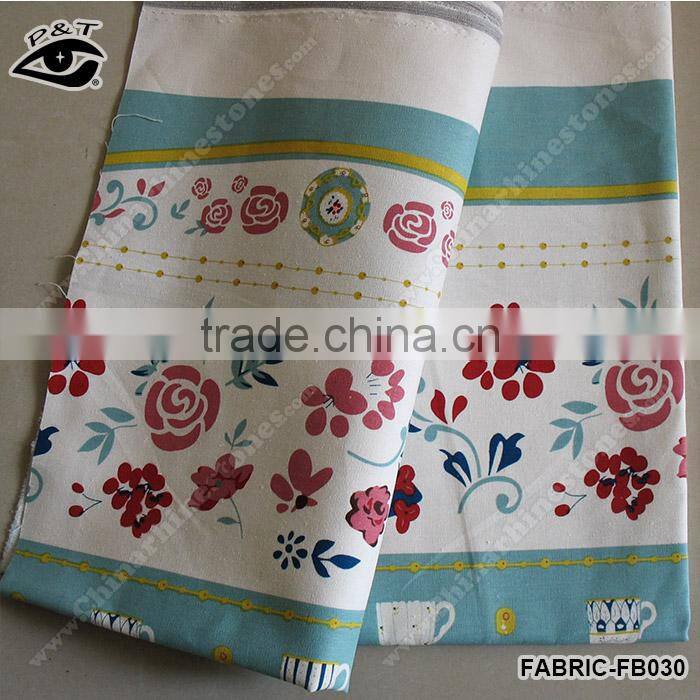 1.50m Fresh Style Flower Furniture Food Pattern Canvas Fabric Linen/Cotton Fabric Zakka Patchwork Fabric