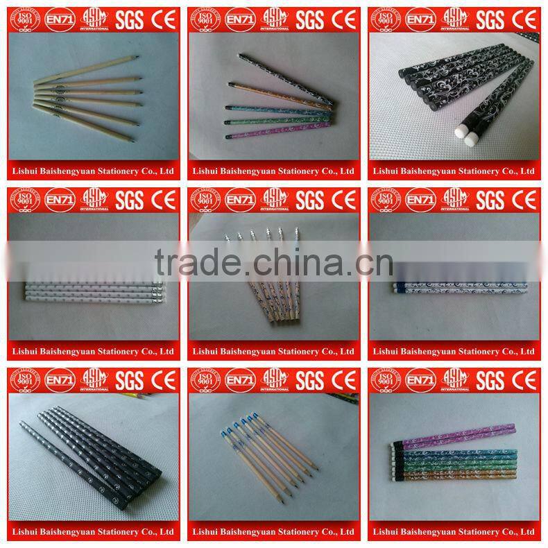 black wood pencil without eraser